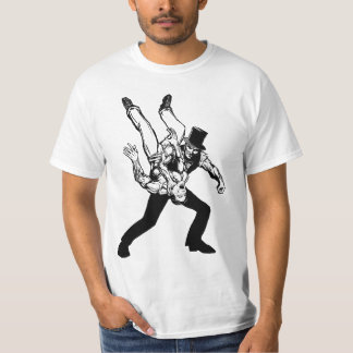 Abraham Lincoln Chokeslam tänder Tee Shirt