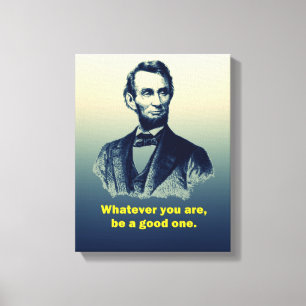 Abraham Lincoln-citat Canvastryck