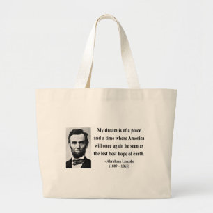 Abraham Lincoln citationstecken 10b Jumbo Tygkasse