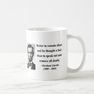 Abraham Lincoln citationstecken 15b Kaffemugg