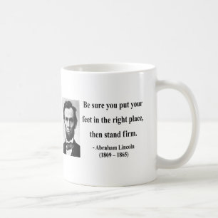 Abraham Lincoln citationstecken 16b Kaffemugg