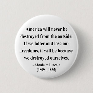 Abraham Lincoln citationstecken 1a Knapp