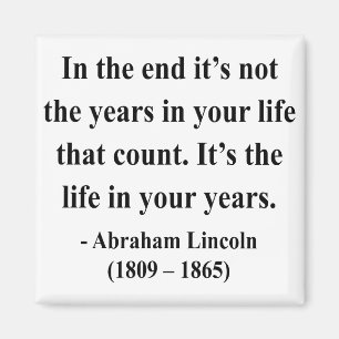 Abraham Lincoln citationstecken 2a Magnet