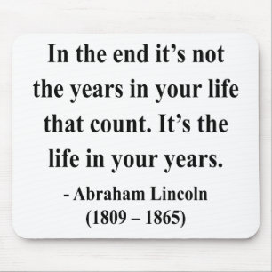 Abraham Lincoln citationstecken 2a Musmatta