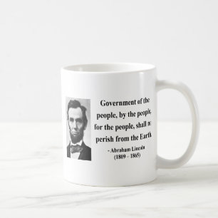 Abraham Lincoln citationstecken 7b Kaffemugg