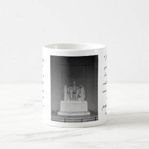Abraham Lincoln citationsteckenmugg Kaffemugg