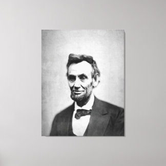 ABRAHAM LINCOLN Daguereotype av Alexander Gardner Canvastryck