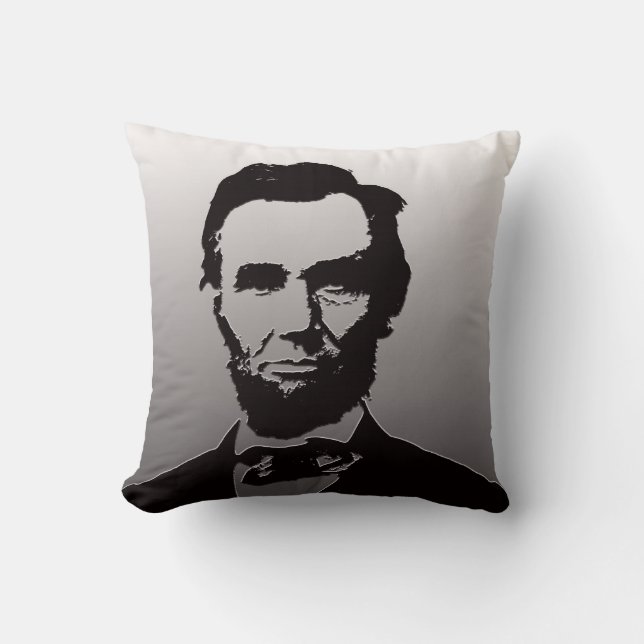 Abraham Lincoln dekorativ kudde (Framsida)