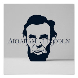Abraham Lincoln Elegance Serif Typography Perfect Poster