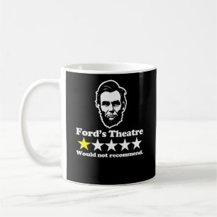 Abraham Lincoln Ford's Theater Review Say Histo Kaffemugg