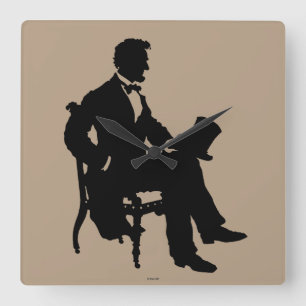 Abraham Lincoln Fyrkantig Klocka