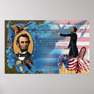 Abraham Lincoln Ge Gettysburg Adress Poster