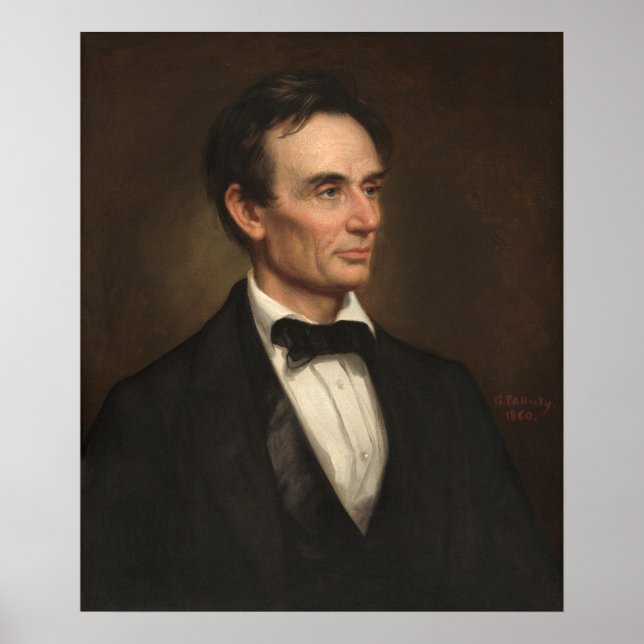 Abraham Lincoln - George Healy Fine Art Poster (Framsidan)
