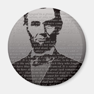 Abraham Lincoln Gettysburg Adress Magnet
