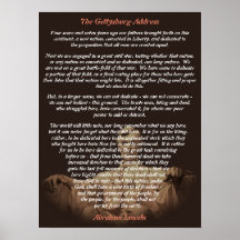 Abraham Lincoln - Gettysburg Adress