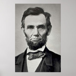 Abraham Lincoln Gettysburg Porträtt Poster