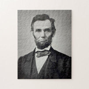 Abraham Lincoln Gettysburg Porträtt Pussel