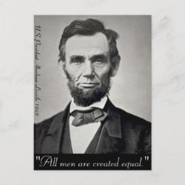 Abraham Lincoln Gettysburg Porträtt Vykort