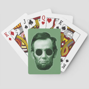 Abraham Lincoln - Grönt Casinokort