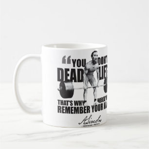 Abraham Lincoln Gym Humor - Deadlift Kaffemugg