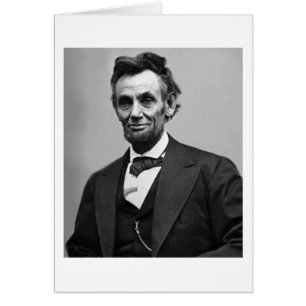 Abraham Lincoln Hälsningskort