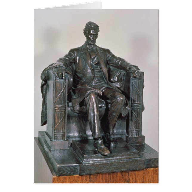 Abraham Lincoln Hälsningskort (Framsidan)