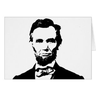Abraham Lincoln Hälsningskort