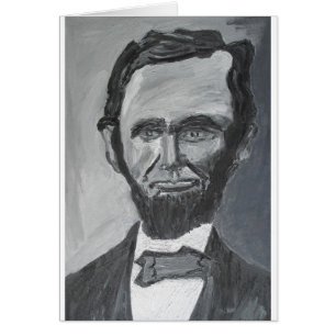 Abraham Lincoln Hälsningskort