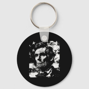 Abraham Lincoln History Lacher President 4th of J. Nyckelring