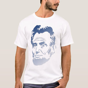Abraham Lincoln i blått och vitt - skjorta Tröja