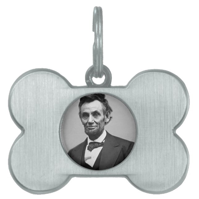 Abraham Lincoln ID-bricka Husdjur (Framsidan)