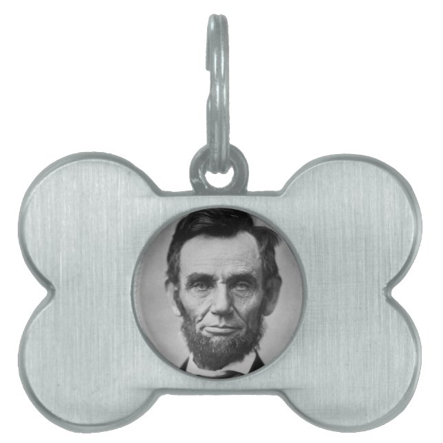 Abraham Lincoln ID-bricka Husdjur (Framsidan)