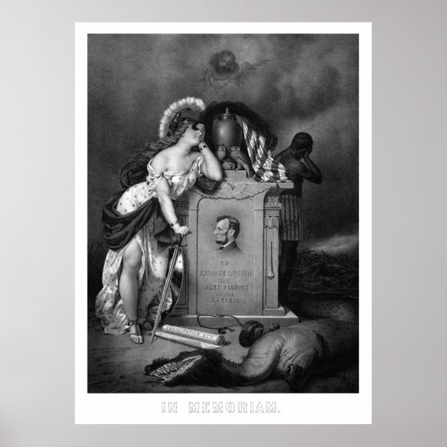Abraham Lincoln - In Memoriam Poster (Framsidan)