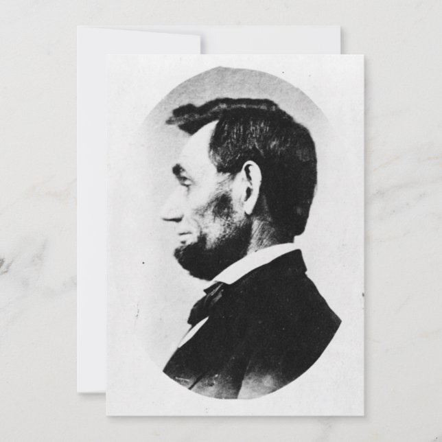 Abraham Lincoln Inbjudningar (Framsida)
