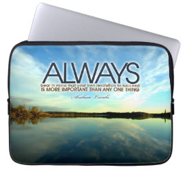 Abraham Lincoln Inspirational Quote "Always" Laptop Fodral