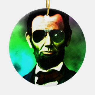 Abraham Lincoln Julgransprydnad Keramik