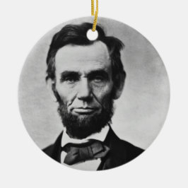 Abraham Lincoln Julgransprydnad Keramik