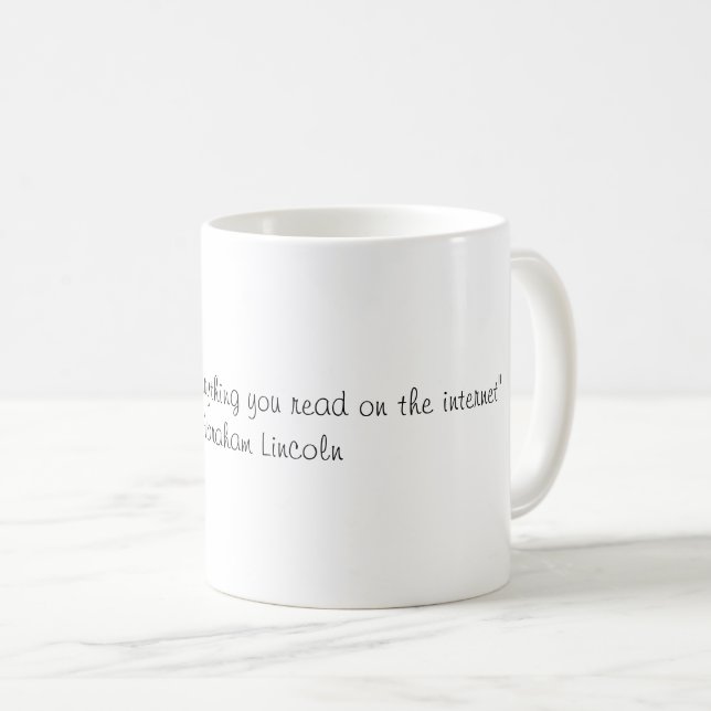 Abraham Lincoln Kaffemugg (Framsida höger)