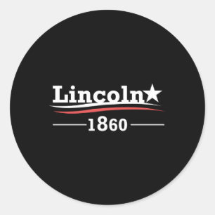 Abraham Lincoln Kampanj president Abe Runt Klistermärke