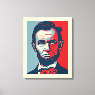Abraham Lincoln kanfas Canvastryck