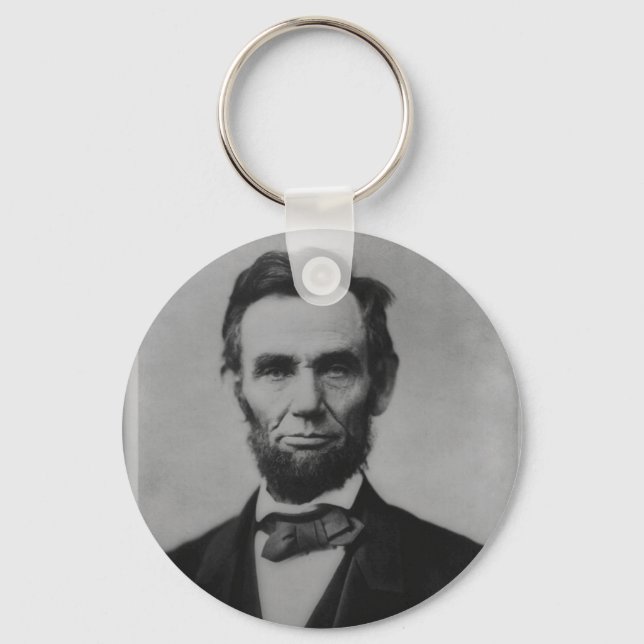 Abraham Lincoln Keychain Nyckelring (Framsida)