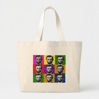 Abraham Lincoln konstgåvor---Unika 9 foto Jumbo Tygkasse