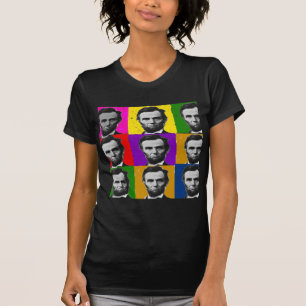 Abraham Lincoln konstgåvor---Unika 9 foto Tee