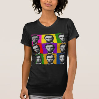 Abraham Lincoln konstgåvor---Unika 9 foto Tee