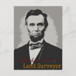Abraham Lincoln Land Surveyor Vykort