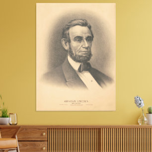 Abraham Lincoln, 'Landets frälsare' Canvastryck