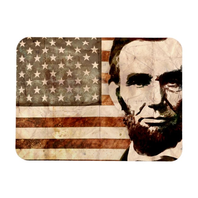 Abraham Lincoln Magnet (Horisontell)