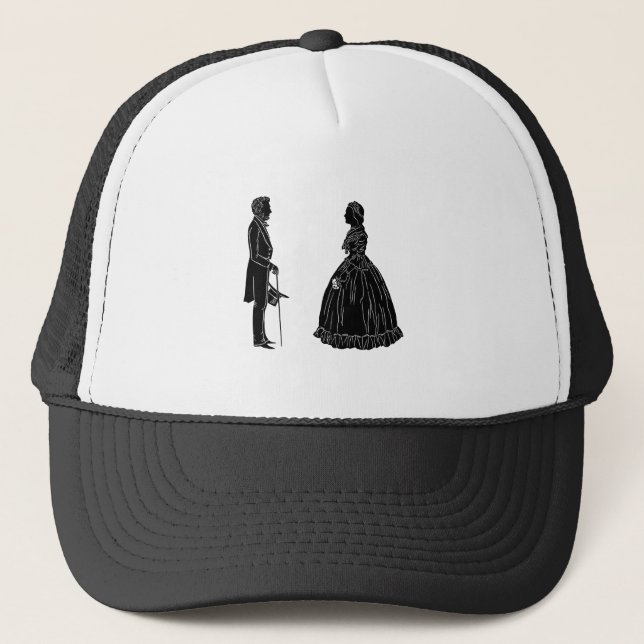 abraham lincoln mary todd lincoln silhuett keps (Framsida)