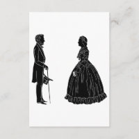abraham lincoln mary todd lincoln silhuett