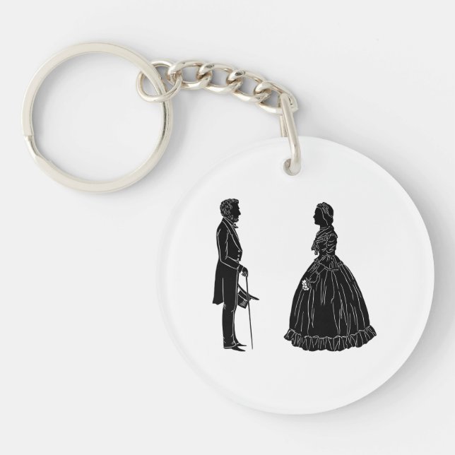 abraham lincoln mary todd lincoln siluett (Framsidan)